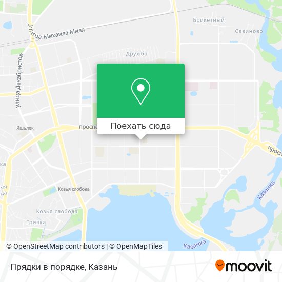 Карта Прядки в порядке