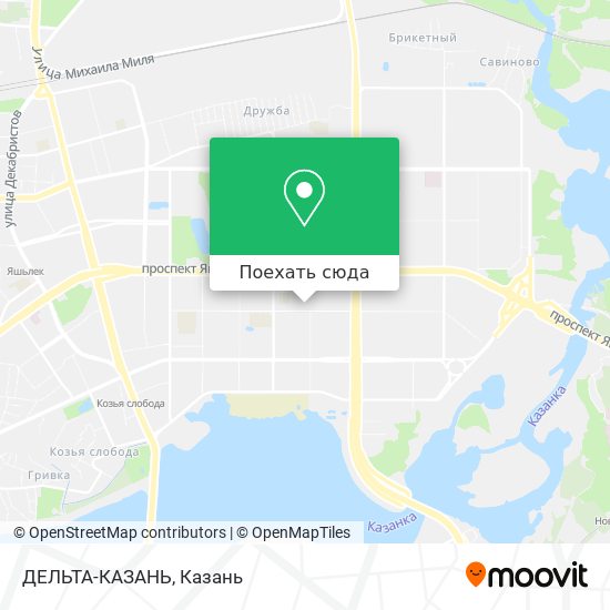 Карта ДЕЛЬТА-КАЗАНЬ