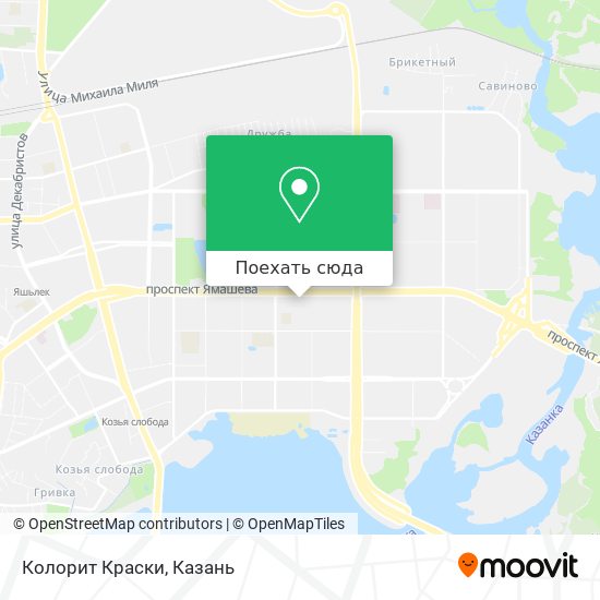 Карта Колорит Краски