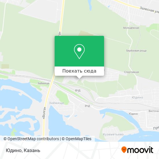 Карта Юдино