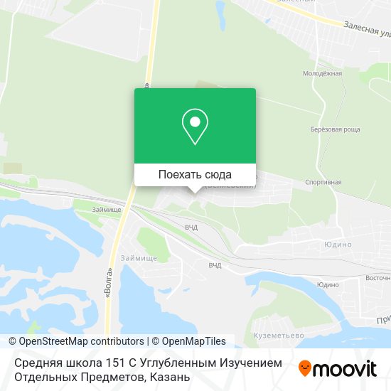 Карта Средняя школа 151 С Углубленным Изучением Отдельных Предметов