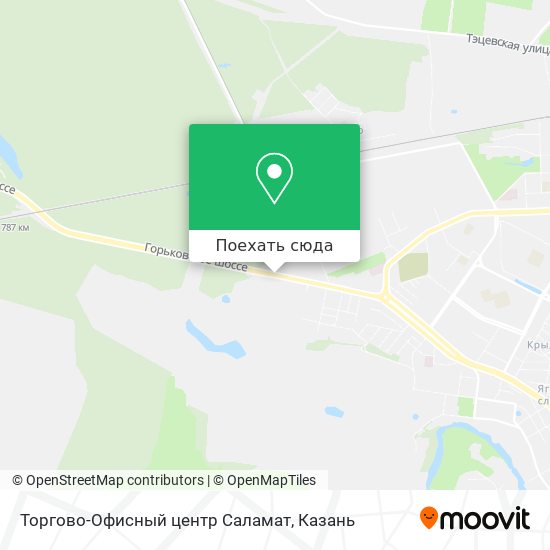 Карта Торгово-Офисный центр Саламат
