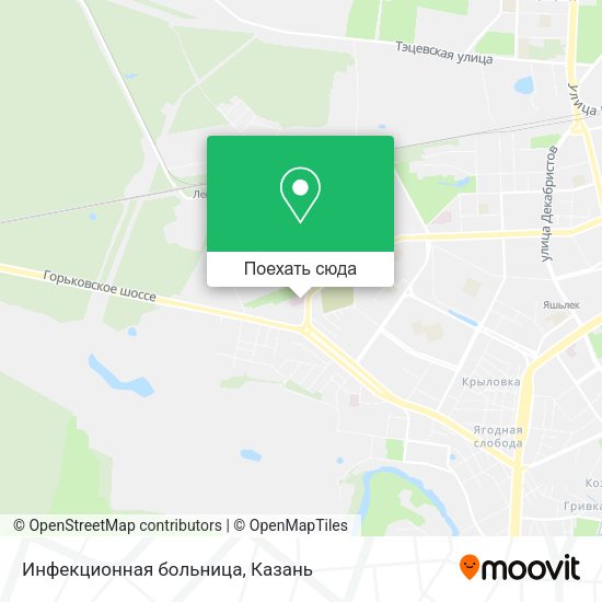 Карта Инфекционная больница