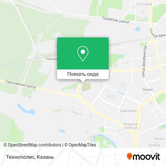 Карта Технополис