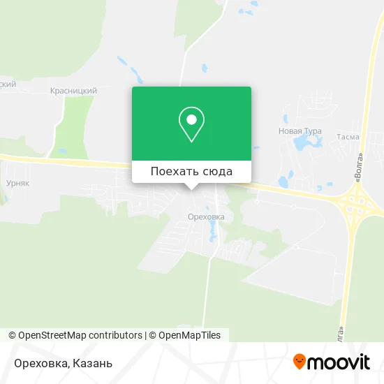 Карта Ореховка