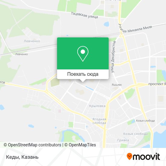 Карта Кеды