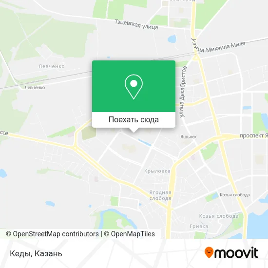Карта Кеды