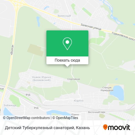 Карта Детский Туберкулезный санаторий