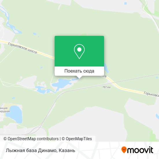 Карта Лыжная база Динамо