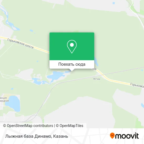 Карта Лыжная база Динамо