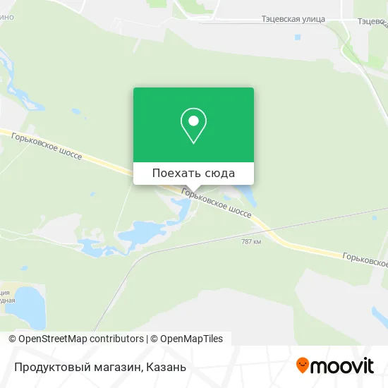 Карта Продуктовый магазин
