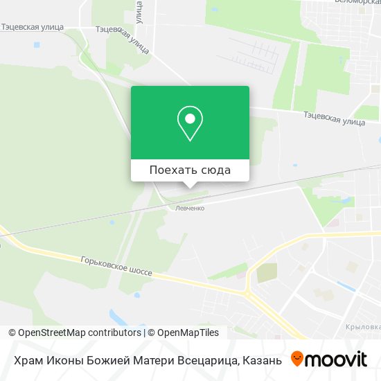 Карта Храм Иконы Божией Матери Всецарица