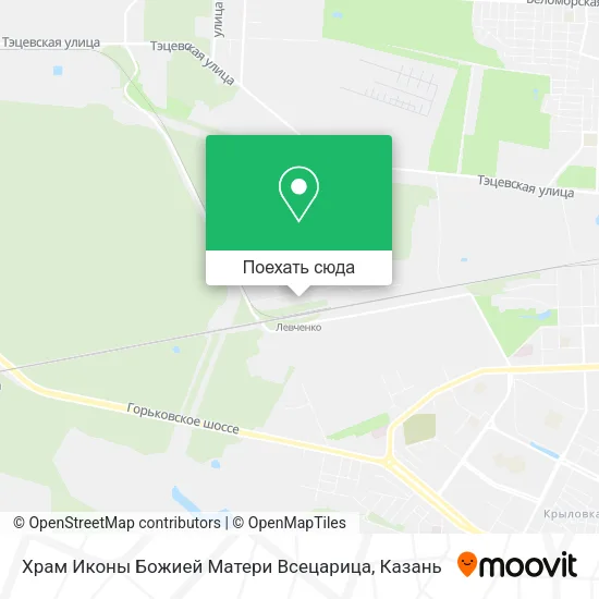 Карта Храм Иконы Божией Матери Всецарица