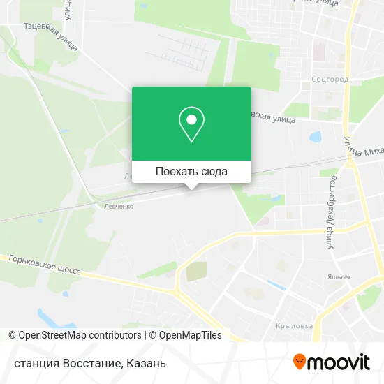 Карта станция Восстание