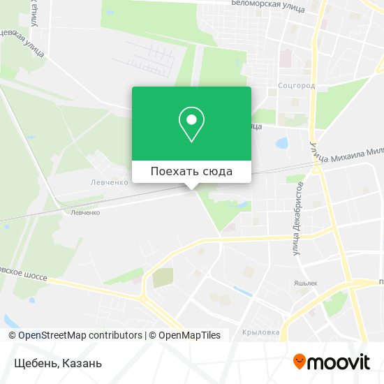 Карта Щебень
