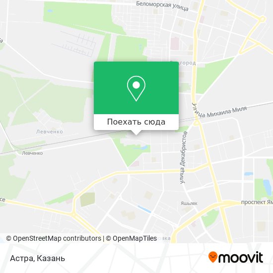 Карта Астра