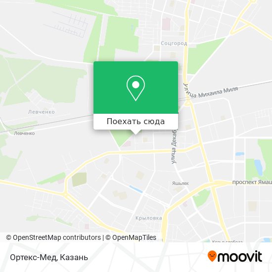 Карта Ортекс-Мед