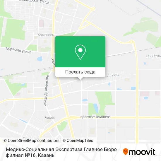 Карта Медико-Социальная Экспертиза Главное Бюро филиал №16