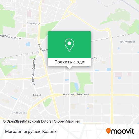 Карта Магазин игрушек