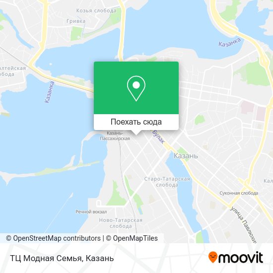 Карта ТЦ  Модная Семья