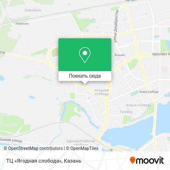 Карта ТЦ «Ягодная слобода»