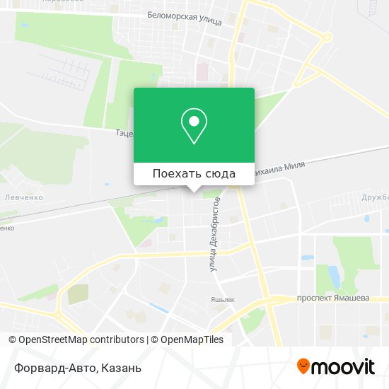 Карта Форвард-Авто