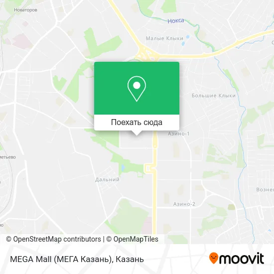 Карта MEGA Mall (МЕГА Казань)