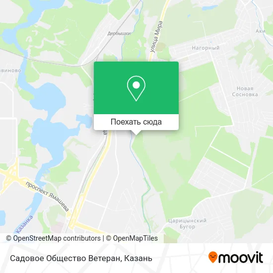 Карта Садовое Общество Ветеран