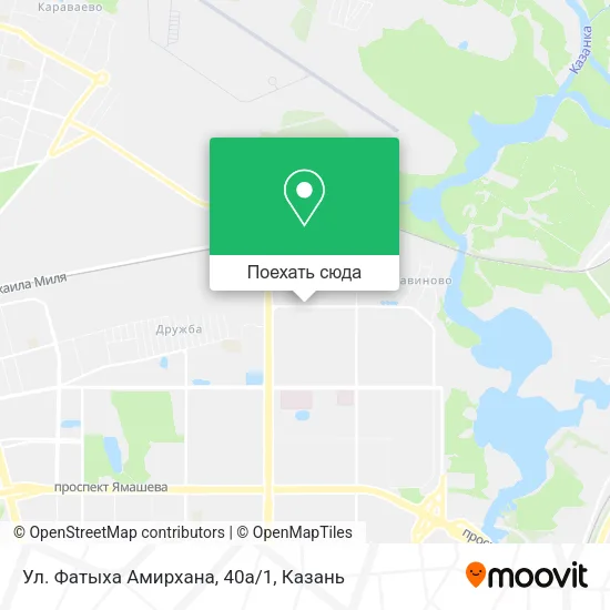 Карта Ул. Фатыха Амирхана, 40а/1