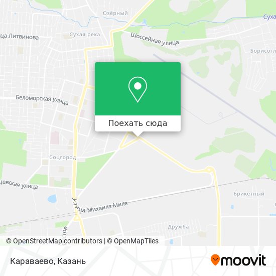 Карта Караваево