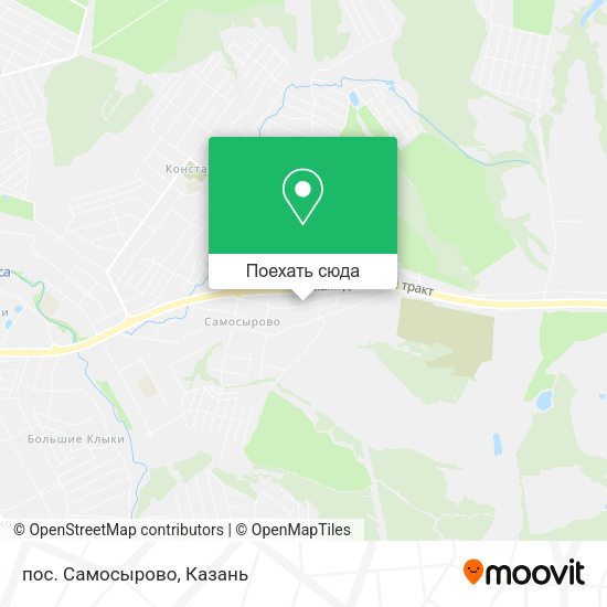 Карта пос. Самосырово