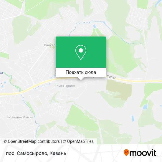 Карта пос. Самосырово