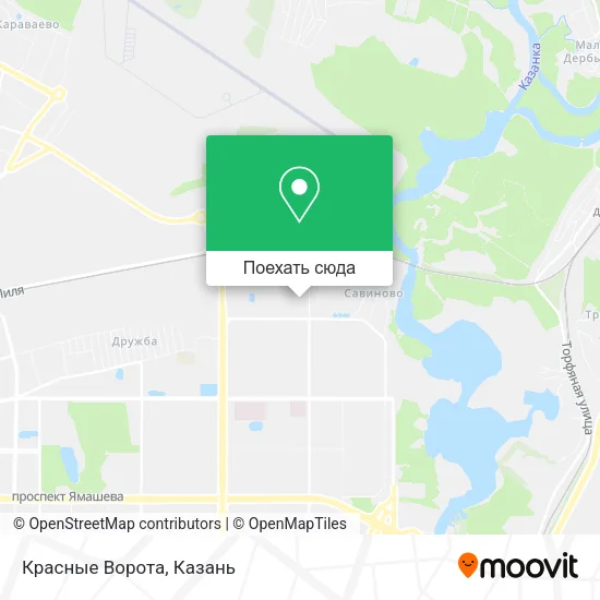 Карта Красные Ворота