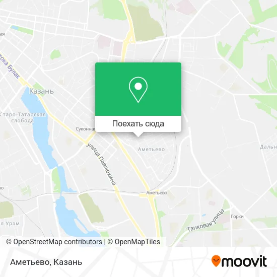 Карта Аметьево