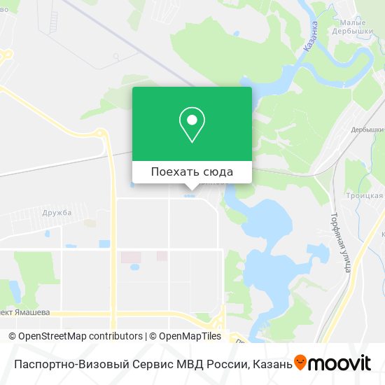 Карта Паспортно-Визовый Сервис МВД России