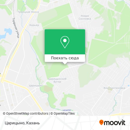 Карта Царицыно