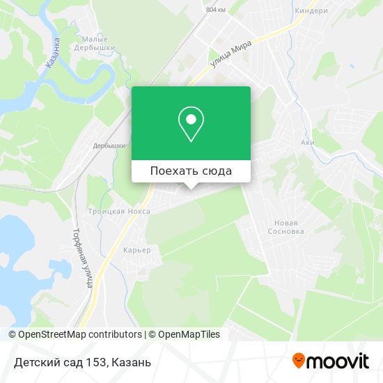 Карта Детский сад 153