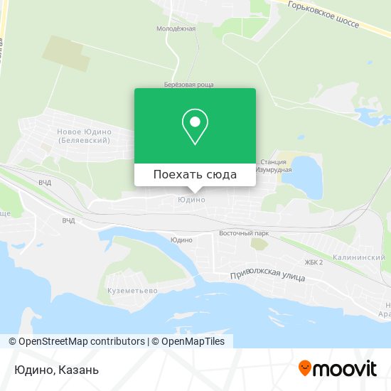 Карта Юдино