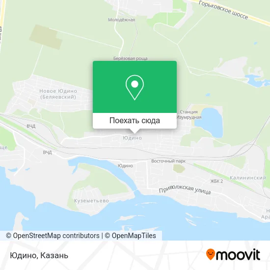 Карта Юдино