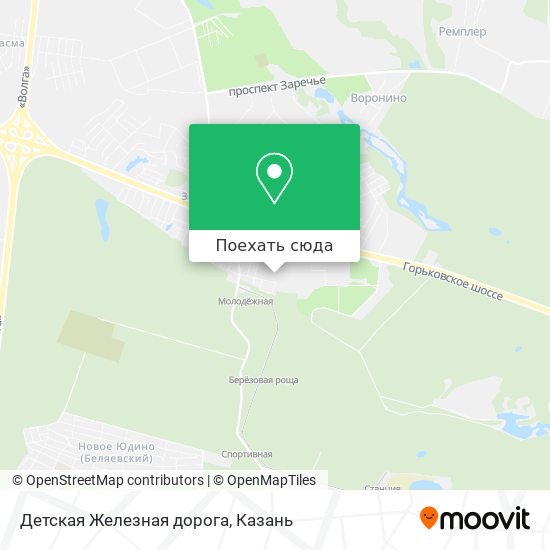 Карта Детская Железная дорога