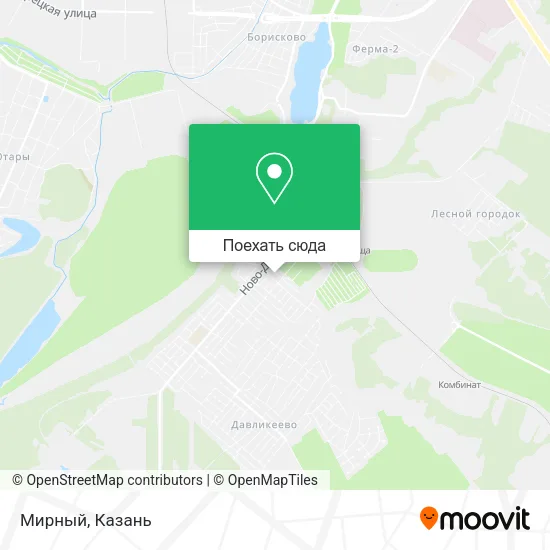 Карта Мирный
