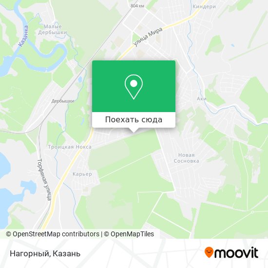 Карта Нагорный