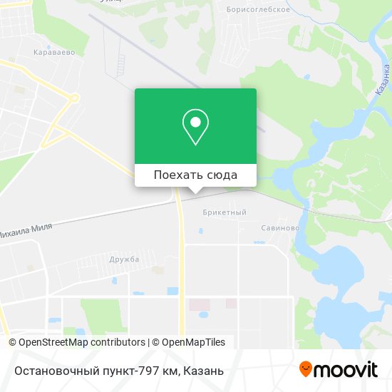 Карта Остановочный пункт-797 км