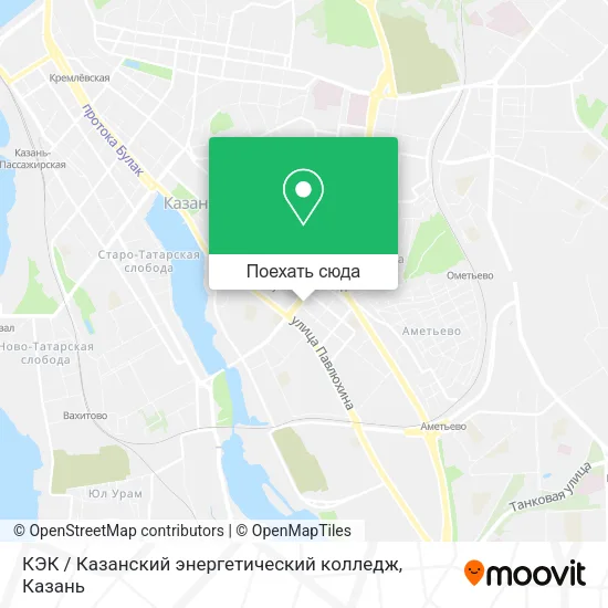 Карта КЭК / Казанский энергетический колледж