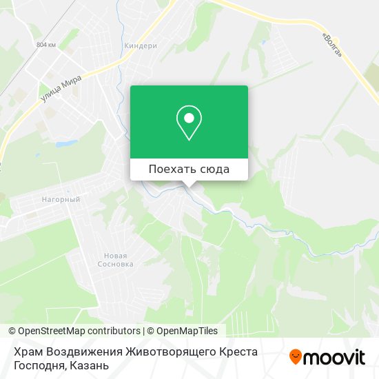 Карта Храм Воздвижения Животворящего Креста Господня