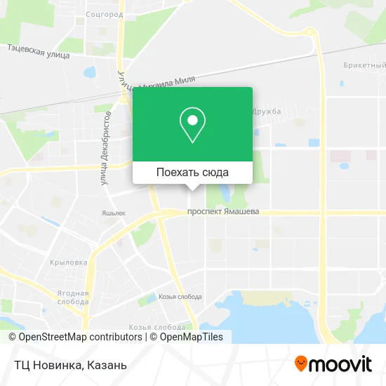 Карта ТЦ Новинка