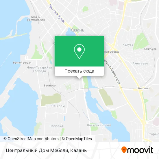 Карта Центральный Дом Мебели