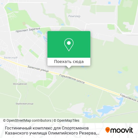 Карта Гостиничный комплекс для Спортсменов Казанского училища Олимпийского Резерва