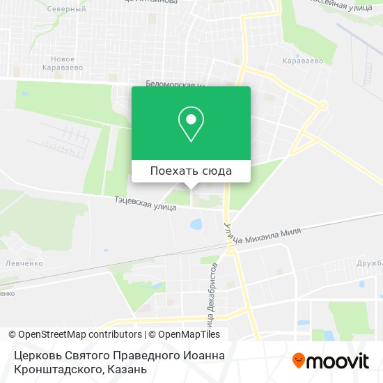 Карта Церковь Святого Праведного Иоанна Кронштадского