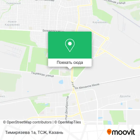 Карта Тимирязева 1а, ТСЖ